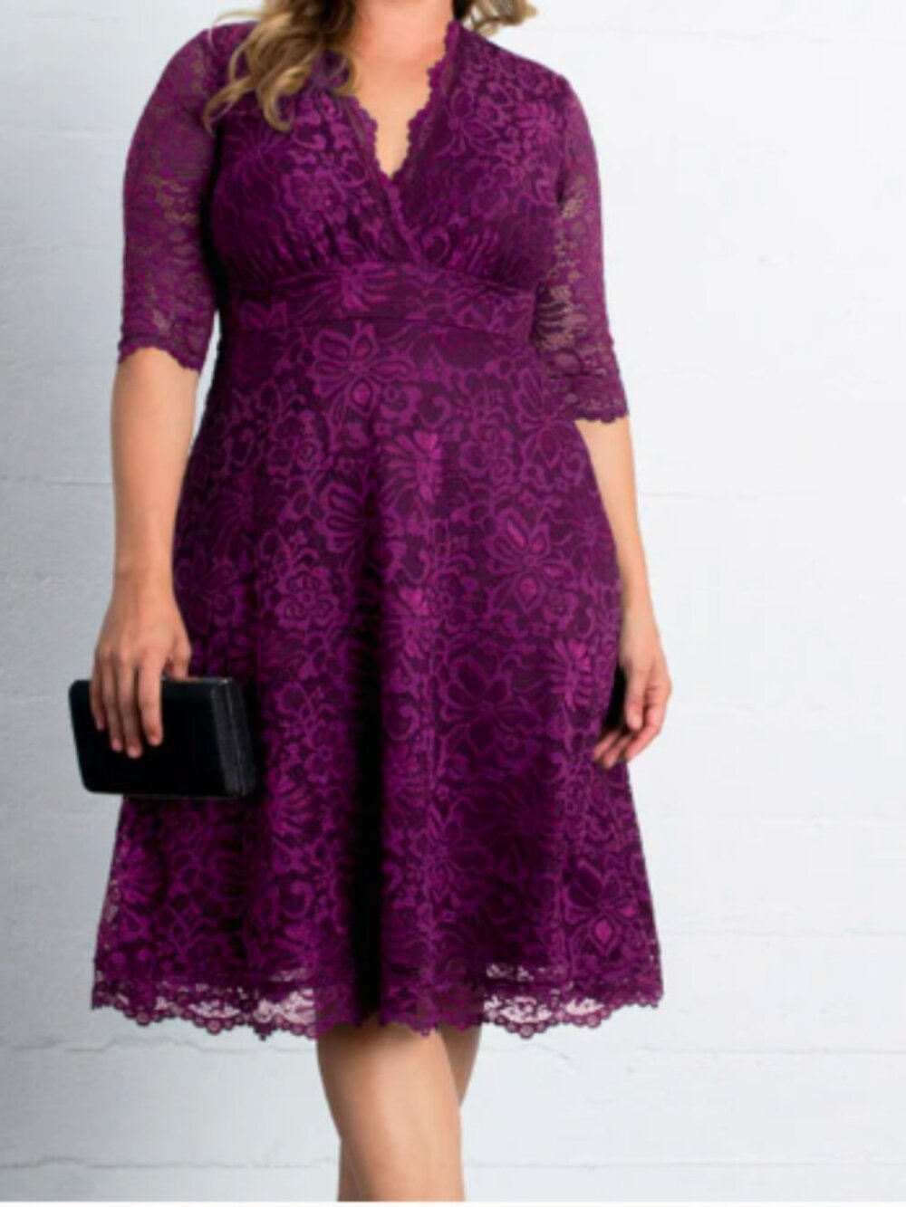 Mademoiselle Lace Cocktail DressMademoiselle Lace Cocktail Dress, L-XL , Berry B